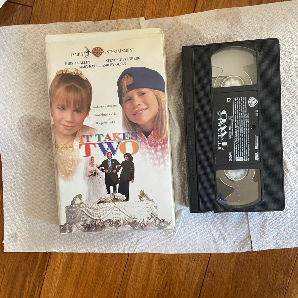 Warner Bros. It Takes Two VHS - Black and White